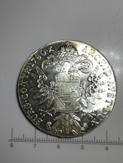 silver 1780 Maria Theresa Thaler official restrike