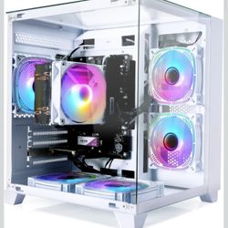 LXZ Desktop Gaming Computer, R7 5700G, 4.4GHz, 32GB DDR4, 1TB NVMe SSD