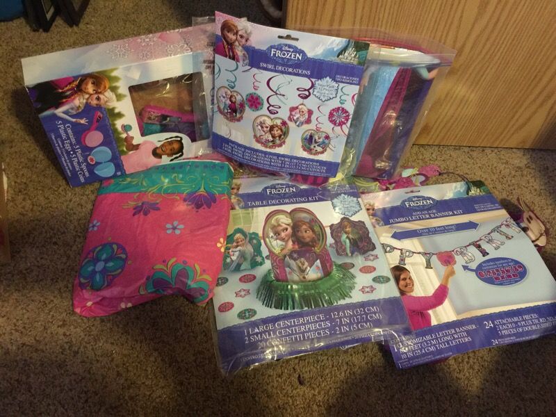 Frozen birthday decorations