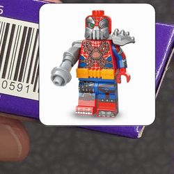 LEGO Minifigures Spiderman Across The Spider Verse Cyborg Spider Woman