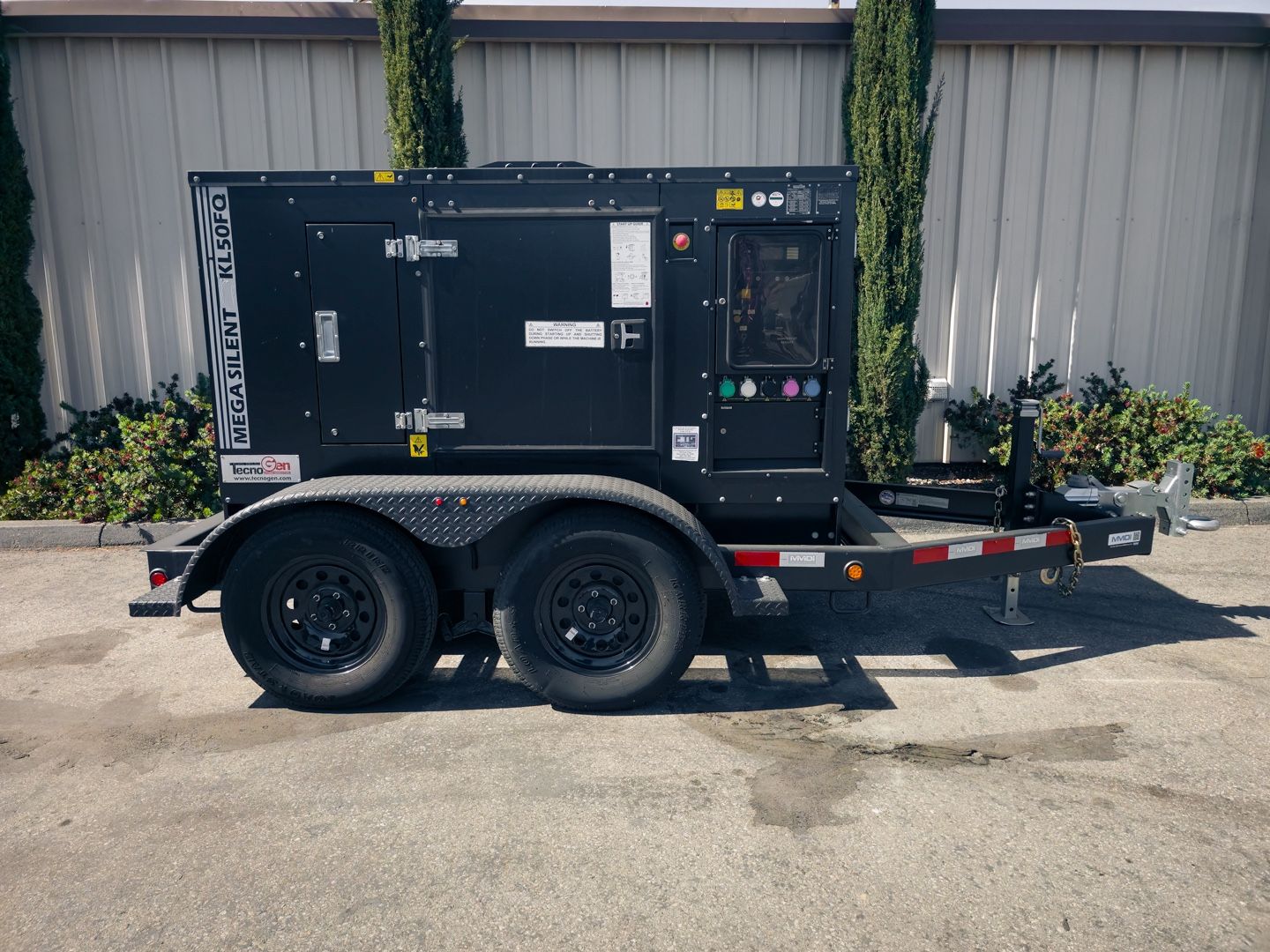 TecnoGen KL50FQ Generator 43kW Diesel Generator - Kohler T4F, VSi Technology (Variable Speed Inverter), 53dB, Trailer Mounted, 1,107 Hrs