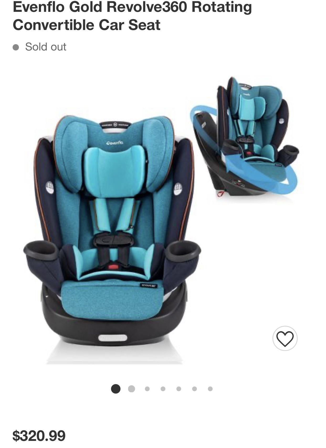 Evenflo 360 Car seat