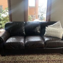 Chocolate Brown Sofa Set
