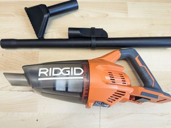 18V RIDGID Cordless Handheld Vacuum with Attachments