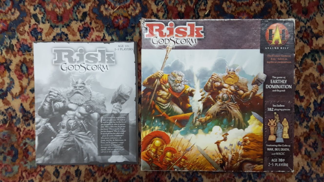 Risk GodStorm board game.