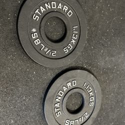 2 1/2lb Olympic Weight Plates (set of 2)