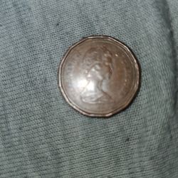 1 Cent Canadian Coin 