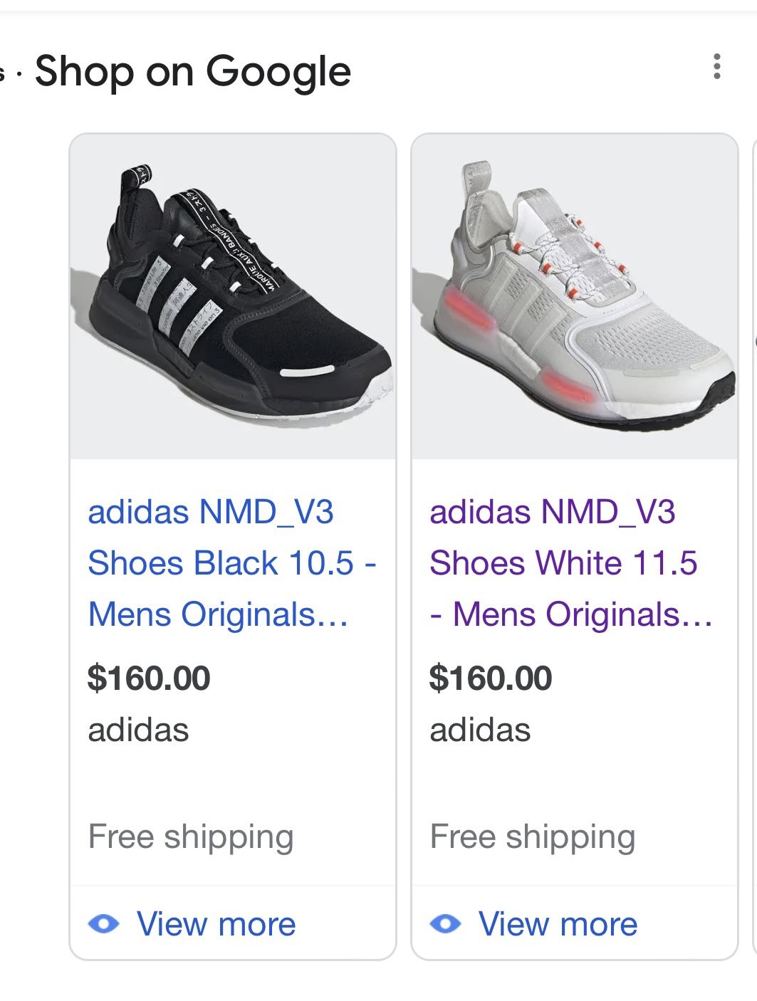 Adidas 9 1/2 Mens Size
