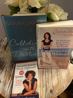 Women’s Faith & Empowerment 3-Book Lot Sarah Jakes Valorie Burton Chicken Soup