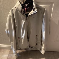 Tommy Hilfiger Windbreaker Hoodie Size L