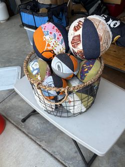 Handmade Patchwork Fabric Balls Set