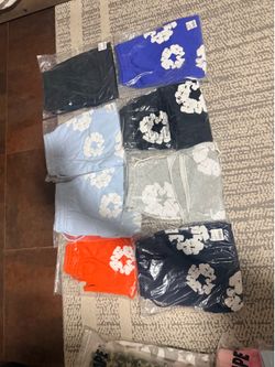 Denim tear shorts