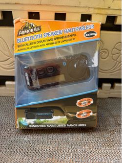Armor All AHF9-1002-BLK handsfree Bluetooth speakerphone designed for vehicle visors.