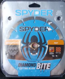 Spyder diamond bite 4-1/2" & 7" cutting blades