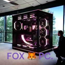 FOX 45 - HIGH END GAMING PC | FOX CUSTOM GAMING PC | WORK PC | DESKTOP | AMD RYZEN 7-9850X3D | 32 GB DDR5 RAM | 2 TB SSD | NVIDIA RTX 5080.