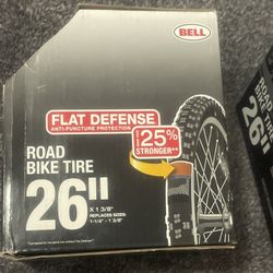 26” Bell Flat-Defense Road Bike Tires