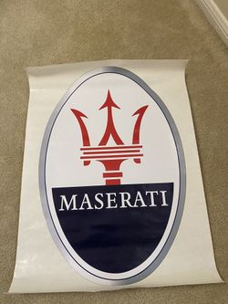 Maserati Paper Sticker