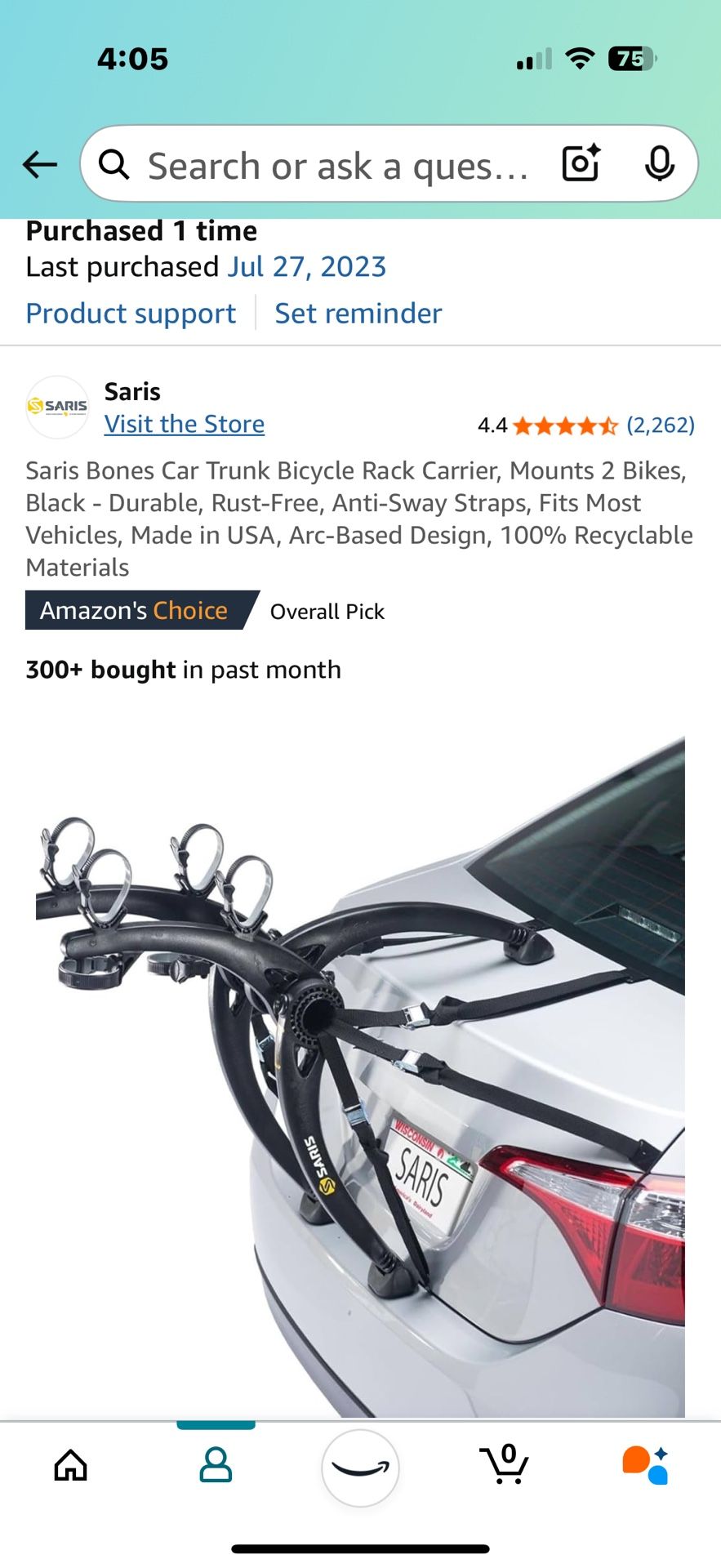 Saris Bike Carrier