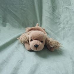 TY Beanie Baby, Spunky The Spaniel, Vintage Without Tag