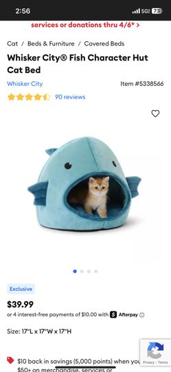 Fish Hut Cat Bed 