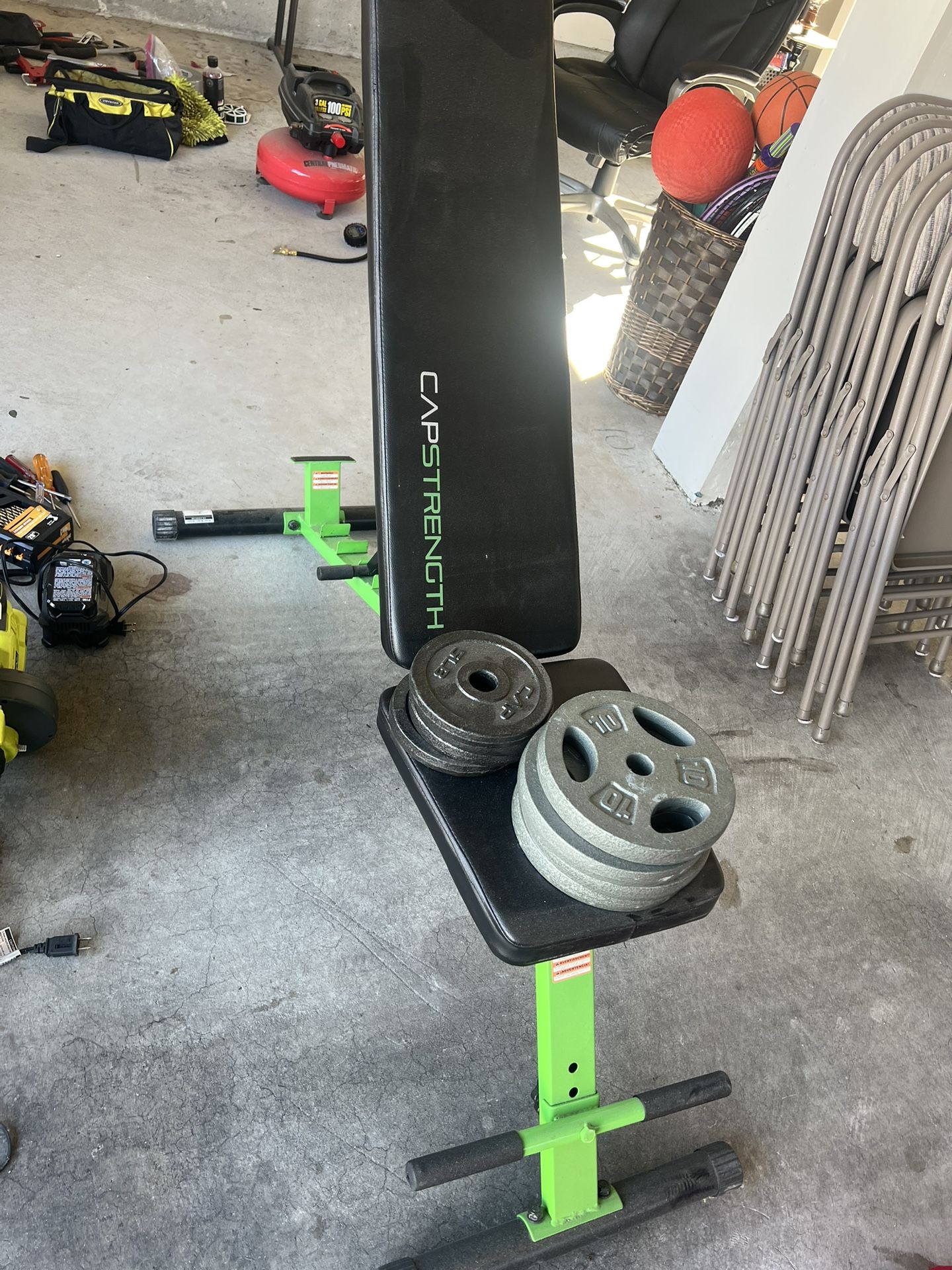 Bench and Some Weights