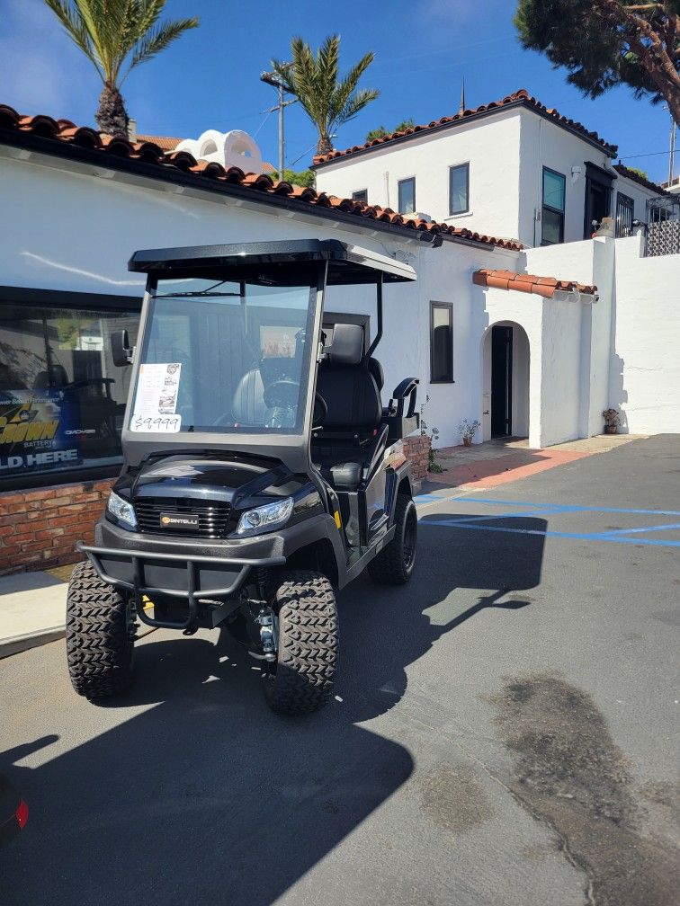 2024 Bintelli Beyond 4-Passenger Lifted 48-Volt Lithium Street Legal LSV Golf Cart
