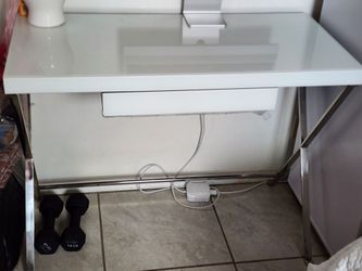White desk