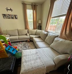 Sectional couch , 6 seater