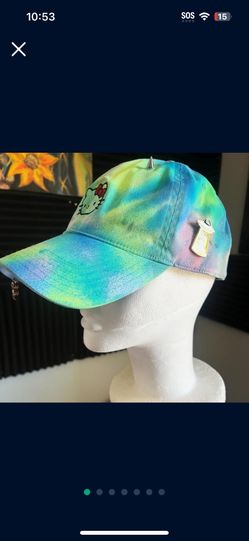 Custom Tie Dye Hello Kitty Hat