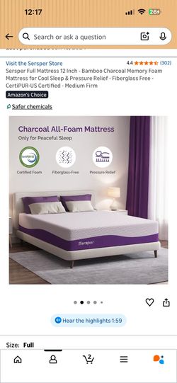 Full size mattress