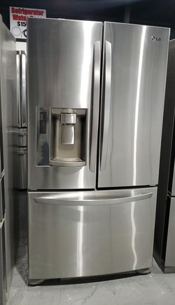 LG 3-Door Stainless Steel Fridge
