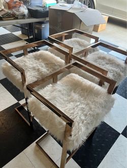 Fur Barstools