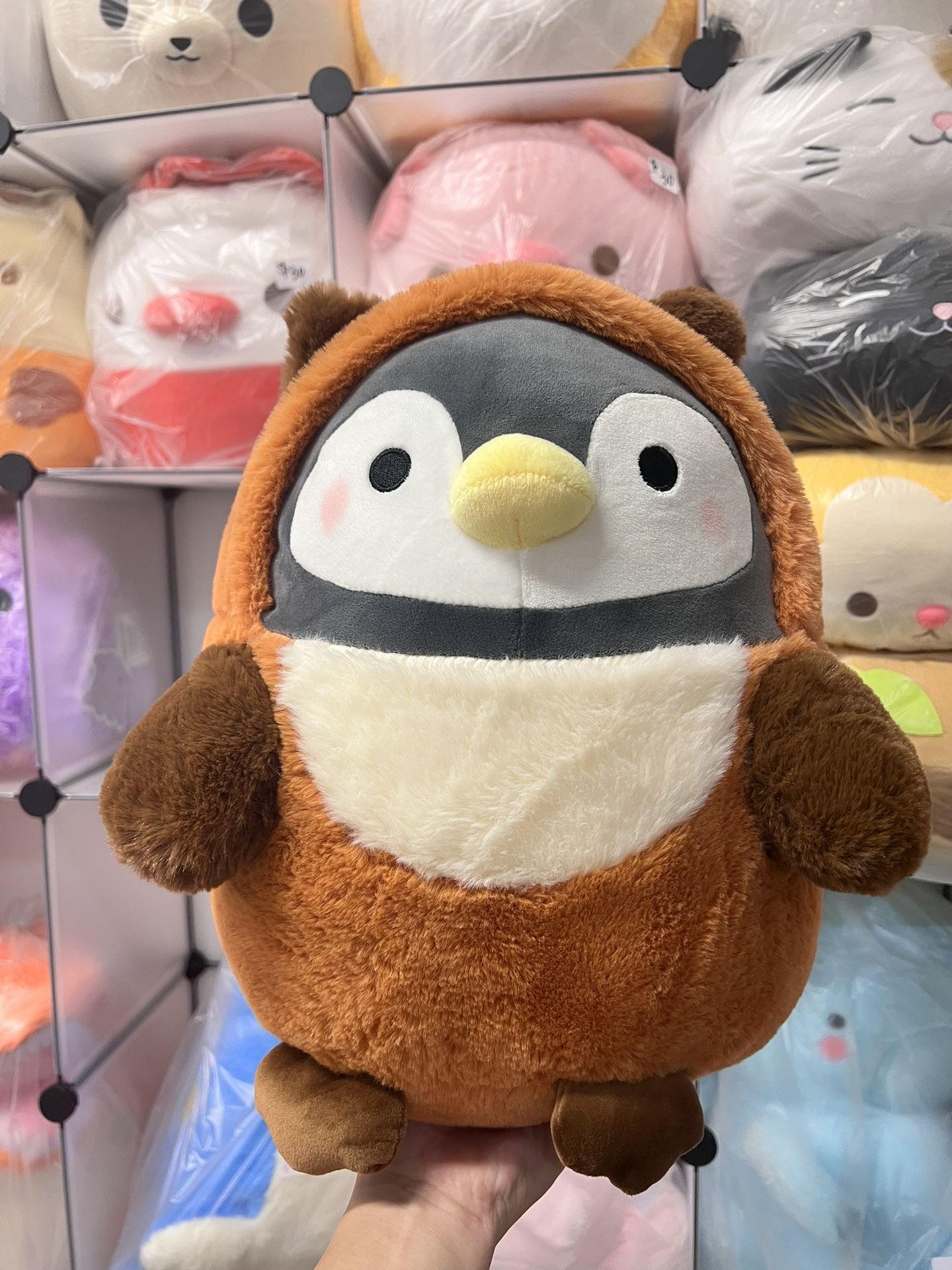 NWT Takashoji Sushi Calico Cat Round 1 Arcade Japanese Plush.