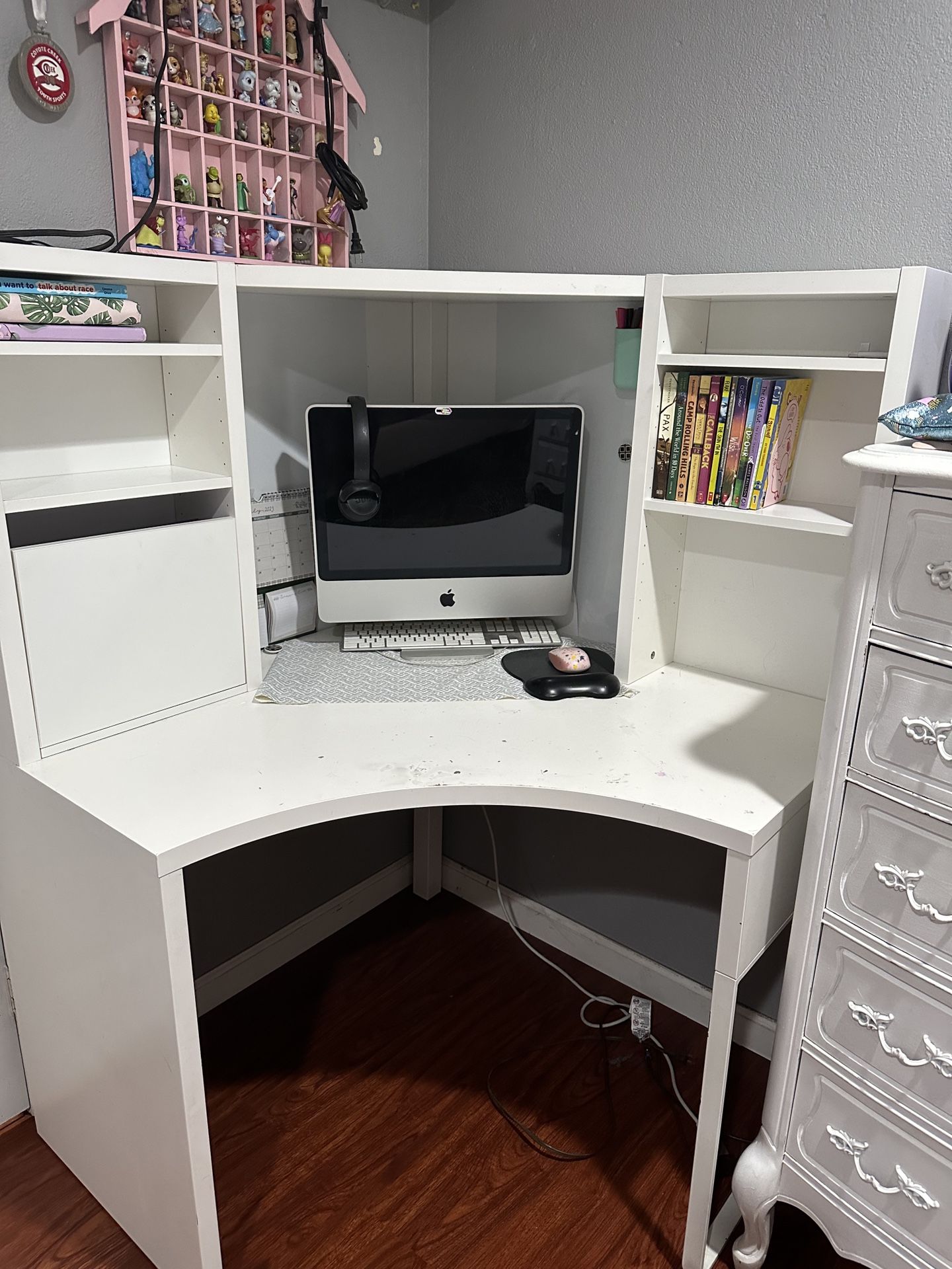 MICKE Corner workstation, white IKEA Desk 