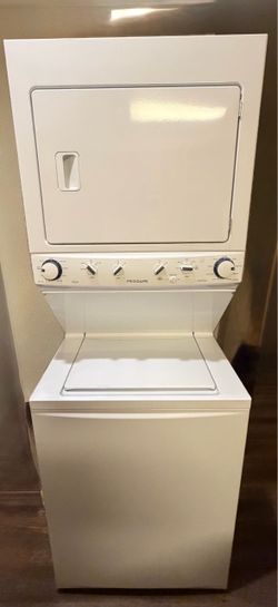 stacked  washer/dryer