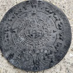 AZTEC CALENDAR CONCRETE STAMP