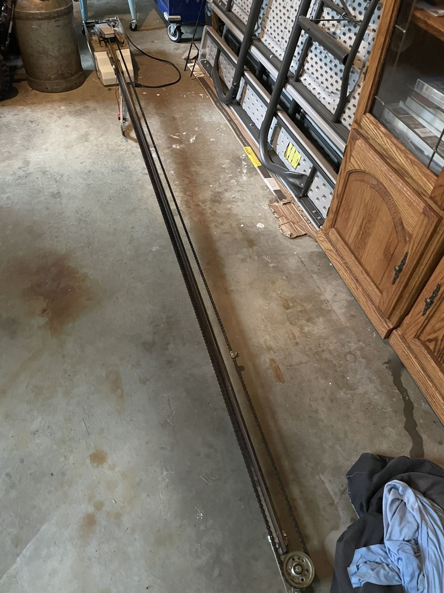 Garage Door Motor N Chain Track