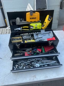 Tool chest with tools