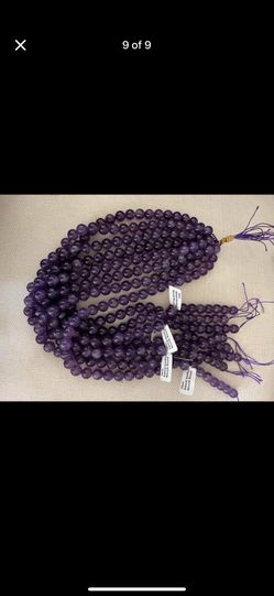 Natural Amethyst Smooth Round (10 mm) $50 each one