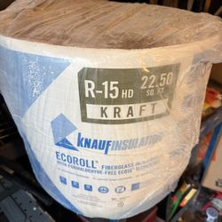 R-15 HD KRAFT 15in x 18ft Fiberglass insulation