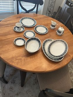 Set Of 10+ Place Settings Of China Dishes and Serving Pieces
