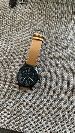 Expedition® Scout 40mm Leather Strap Man Watch