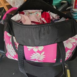 Duffle Bag Full Of Baby Girl Winter Clothes 