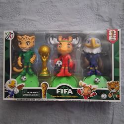 2026 FIFA WORLD CUP MASCOT FIGURES 
