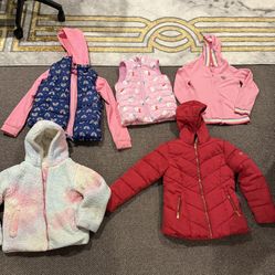 Girls fall winter jacket lot Size 14-16 