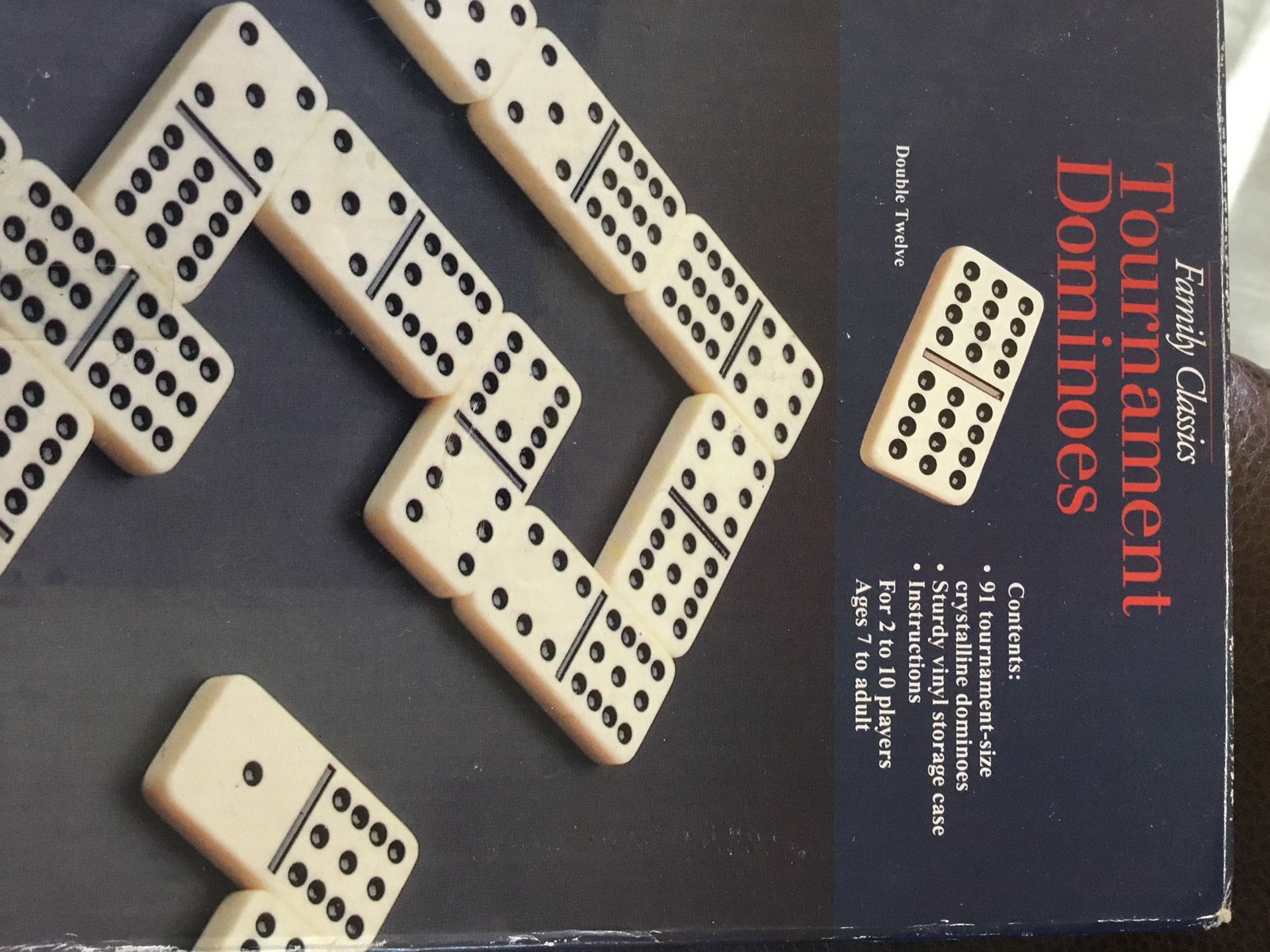 Tournament Dominoes 12 Pressman