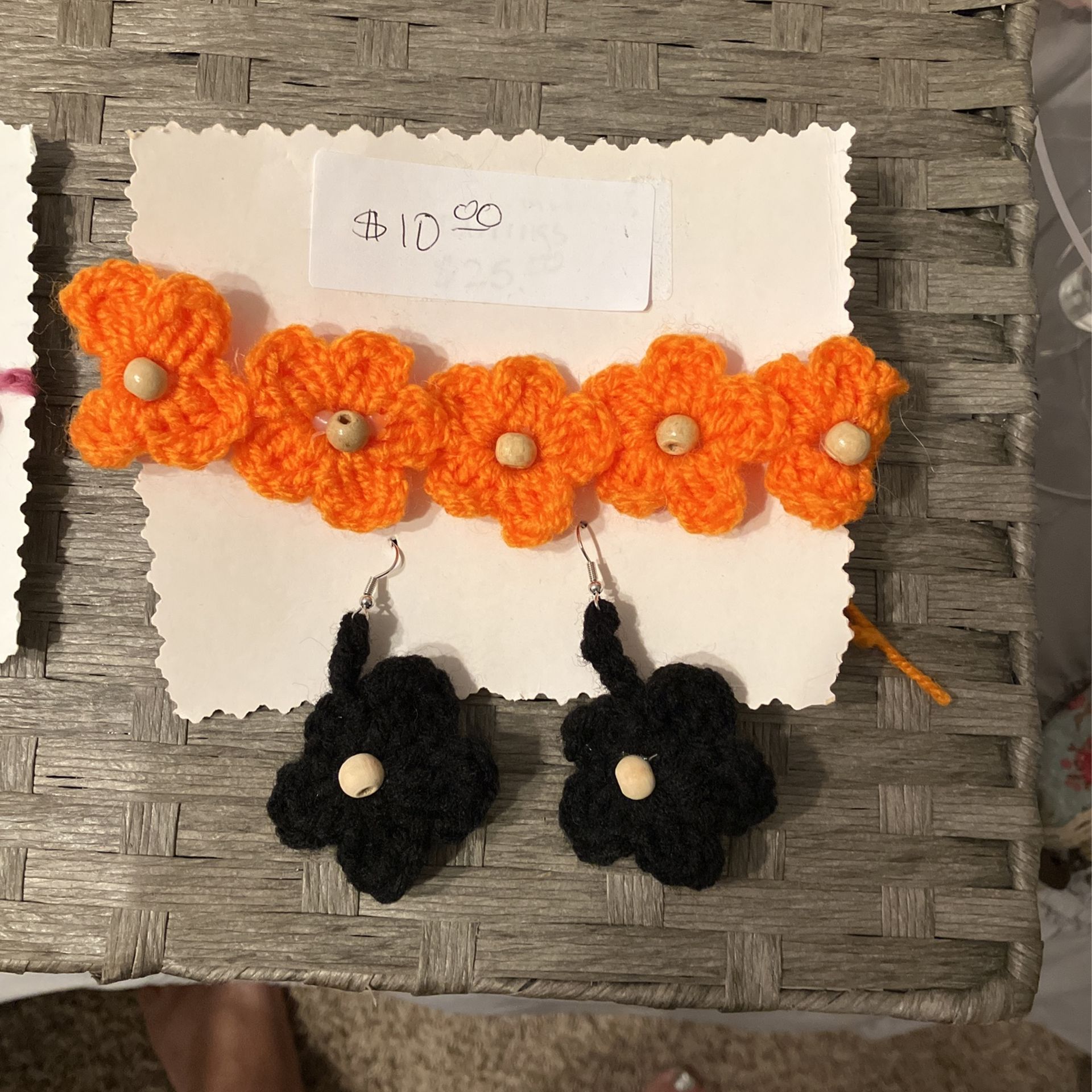 Choker And Earrings