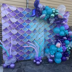 Mermaid Tail Balloon Garland 