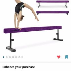 Brand new gymnastics, balance beam