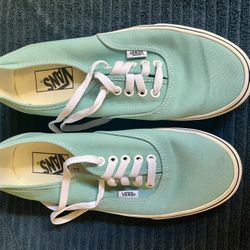 Vans Light Teal Lace Up Woman’s Shoes